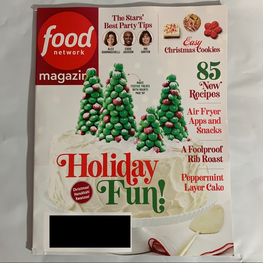 Food Network Magazine December 2021 Holiday Fun Easy Christmas Cookies Rib Roast